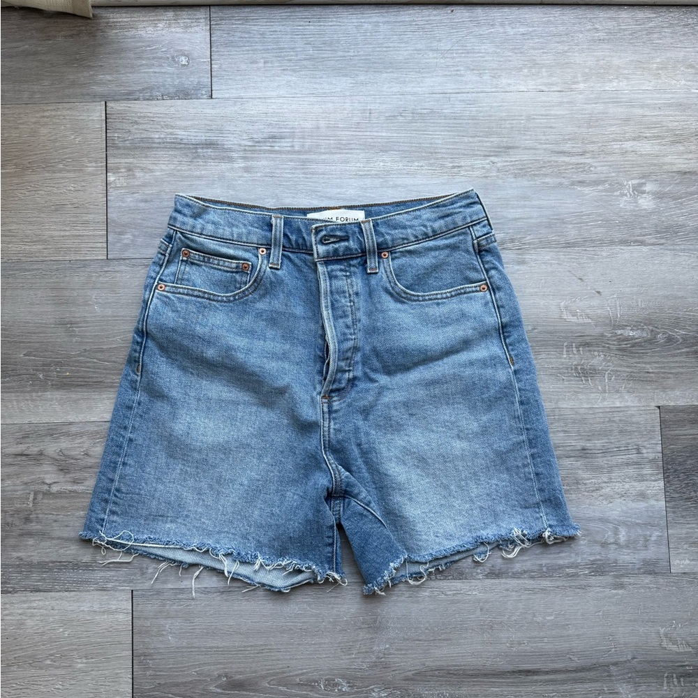 Aritzia Blue Denim Women Shorts